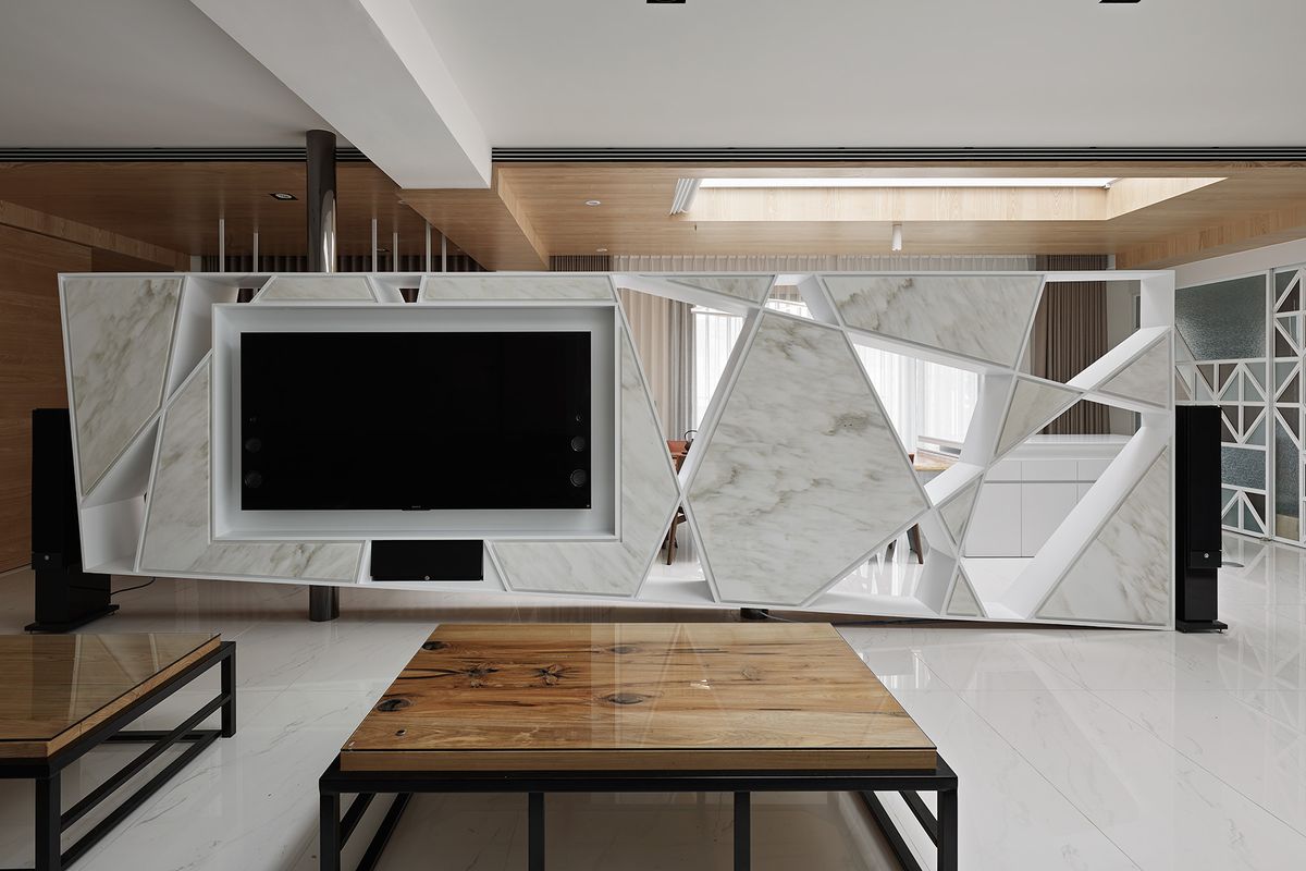 衍相設計；現代極簡；室內設計；三角形；住宅